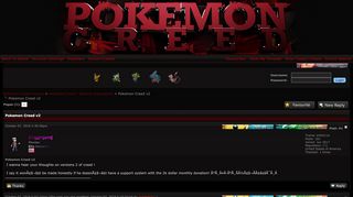 
                            7. Pokemon Creed v2 - Pokemon Creed - Forums - Pokemon RPG - Pokemon V2 Portal
