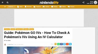 
                            9. Pokémon GO IVs - How To Check A Pokémon's IVs Using An ... - Pokemon Iv Portal