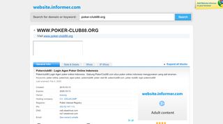 
                            4. poker-club88.org at WI. Pokerclub88 - Login Agen Poker ... - Pokerclub88 Portal
