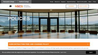 
                            3. Policies | Newcastle-under-Lyme College - Stafford College - Nulc Staff Portal