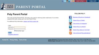 
                            2. Poly Parent Portal - Poly Prep Country Day School - Poly Prep Parent Portal