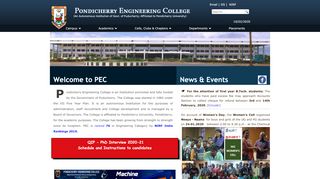 
                            8. PONDICHERRY ENGINEERING COLLEGE - Pec Registration Portal