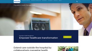 Population Health Management - Philips - Wellcentive Pqrs Portal