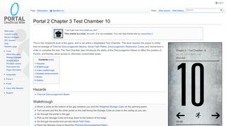 
                            1. Portal 2 Chapter 3 Test Chamber 10 - Portal Wiki - Portal 2 Test Chamber 10 70 Seconds
