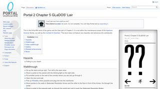 
                            1. Portal 2 Chapter 5 GLaDOS' Lair - Portal Wiki - Portal 2 Chapter 5