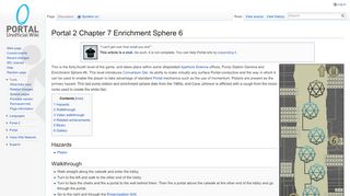 
                            3. Portal 2 Chapter 7 Enrichment Sphere 6 - Portal Wiki - Portal 2 White Gel Room