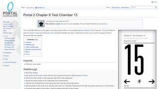 
                            2. Portal 2 Chapter 8 Test Chamber 15 - Portal Wiki - Portal 2 15 19