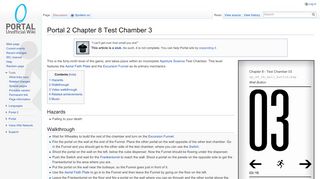 
                            2. Portal 2 Chapter 8 Test Chamber 3 - Portal Wiki - Portal Test Chamber 3