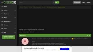 
                            6. Portal 2 Co-op Hamachi network | Se7enSins Gaming Community - Portal 2 Coop Crack