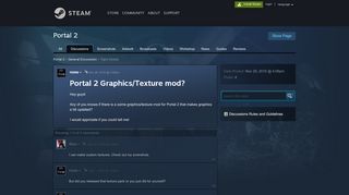 
                            4. Portal 2 Graphics/Texture mod? :: Portal 2 General Discussions - Portal 2 Mod Texture Pack