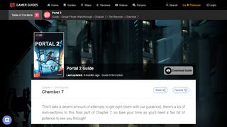 
                            4. Portal 2 - Single Player Walkthrough - Chapter 7 - The Reunion ... - Portal 2 White Gel Room