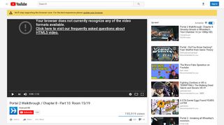 
                            1. Portal 2 Walkthrough / Chapter 8 - Part 10: Room 15/19 - YouTube - Portal 2 15 19