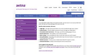 
                            2. Portal | Aetna Better Health of New York - Aetna Better Health Provider Portal