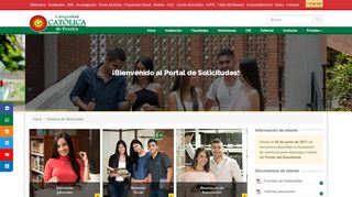 
                            4. Portal de solicitudes » Universidad Católica de Pereira - Portal Del Estudiante Ucp