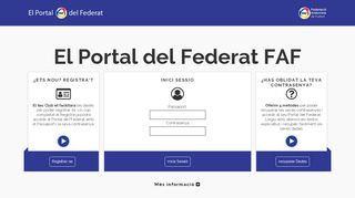 
                            1. Portal del Federat - FAF - Portal Federat Andorra
