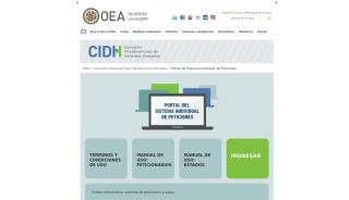 
                            1. Portal del Sistema Individual de Peticiones - Cidh Portal