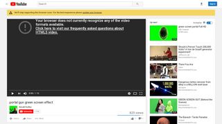
                            3. portal gun green screen effect - YouTube - Portal 2 Green Screen