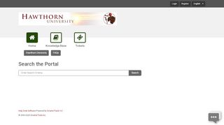 
                            3. Portal - Hawthorn University - Hawthorn University Student Portal