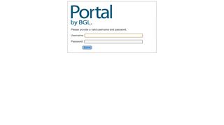
                            1. Portal Login - Bgl Portal