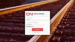 
                            4. Portal: Login – CN Service Awards - Cn Portal