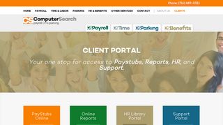 Portal Login - ComputerSearch | Payroll. Time. Parking. - Cs Payroll Portal