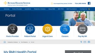 
                            7. Portal | My BHM Health - Butler Health System - My Butler Portal