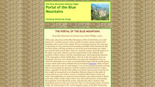 
                            5. Portal of the Blue Mountains Australia - Portal Bluemountains Edu Au