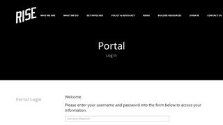 
                            4. Portal : Portal Login - RISE - Dci Login Rise