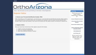 
                            3. Portal Registration - OrthoArizona Patient Portal - Arizona Orthopaedic ... - Orthoarizona Patient Portal