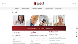 
                            2. Portal | Stanford Health Care - Stanford Epic Portal