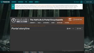
                            1. Portal storyline | Half-Life Wiki | FANDOM powered by Wikia - Portal 1 Ending