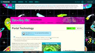 
                            2. Portal Technology | Rick and Morty Wiki | FANDOM powered by Wikia - Rick And Morty Coming Out Of Portal