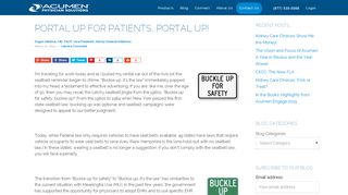 
                            5. Portal Up for Patients, Portal Up! - Acumen Physician Solutions - Acumen Patient Portal