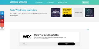 
                            3. Portal - Web Design Inspiration - Web Portal Design Examples