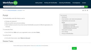 
                            5. Portal - WorkflowMax Support - My Workflowmax Portal