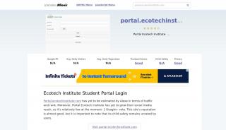 
Portal.ecotechinstitute.com website. Ecotech Institute Student Portal ...

