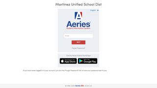 
                            4. Portals - Aeries - Martinez Junior High Parent Portal
