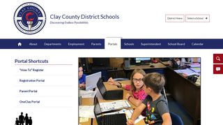 
                            2. Portals - Clay County Schools - My One Portal