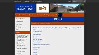 
                            5. Portals - School City of Hammond - Sch Portal