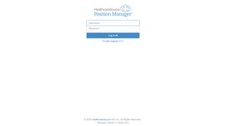 
                            2. Position Manager : LogOn - HealthcareSource - Position Manager Admin Portal