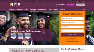 
Post University: Online and On Campus Degrees  
