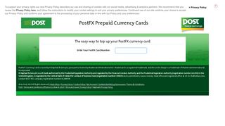 
                            4. postfx.ie - An Post - Post Office Fx Card Portal