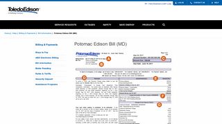 
                            8. Potomac Edison Bill (MD) - FirstEnergy Corp. - Potomac Edison Md Portal