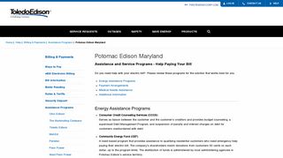 
                            3. Potomac Edison MD - FirstEnergy Corp. - Potomac Edison Md Portal