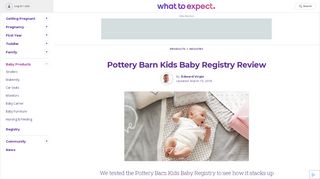 
                            8. Pottery Barn Kids Baby Registry Review - What to Expect - Pottery Barn Baby Registry Portal