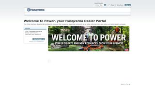 
                            1. Power, your Husqvarna Dealer Portal - Husqvarna Group - Husqvarna Dealer Portal