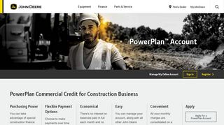 
                            7. PowerPlan Credit for Construction & Forestry ... - John Deere - John Deere Farm Plan Portal