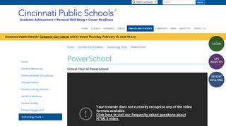 PowerSchool  Cincinnati Public Schools