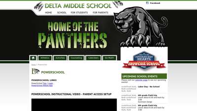 POWERSCHOOL - Delta Middle School - School