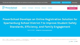 
                            4. PowerSchool develops online registration solution for ... - Powerschool District 7 Portal